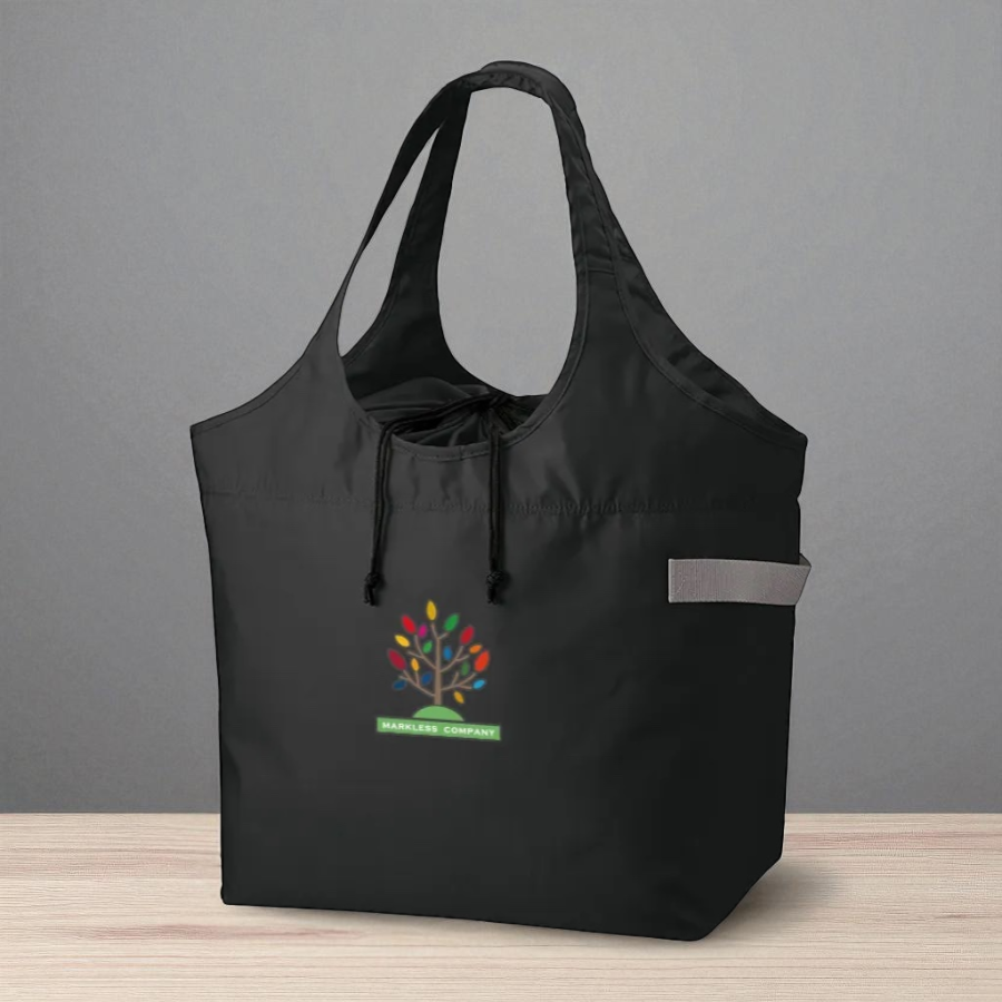 クルリトクーラービッグマルシェバッグ（ゴム色/グレー）