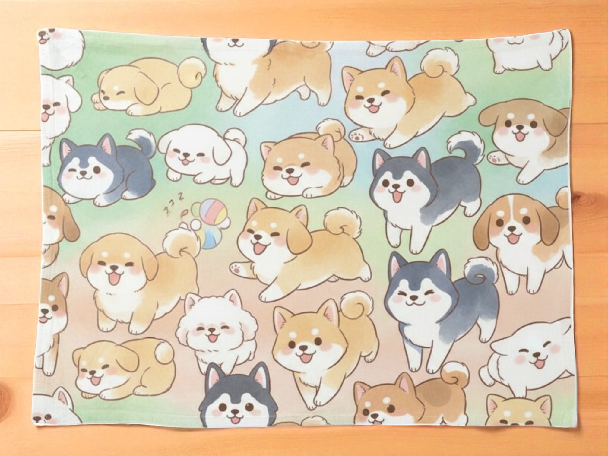 リバーシブルブランケット