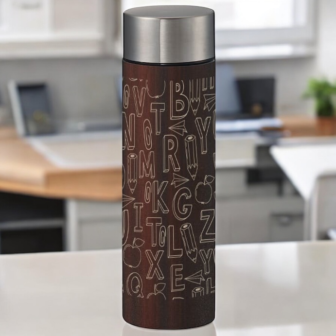 木目調サーモボトル450ml