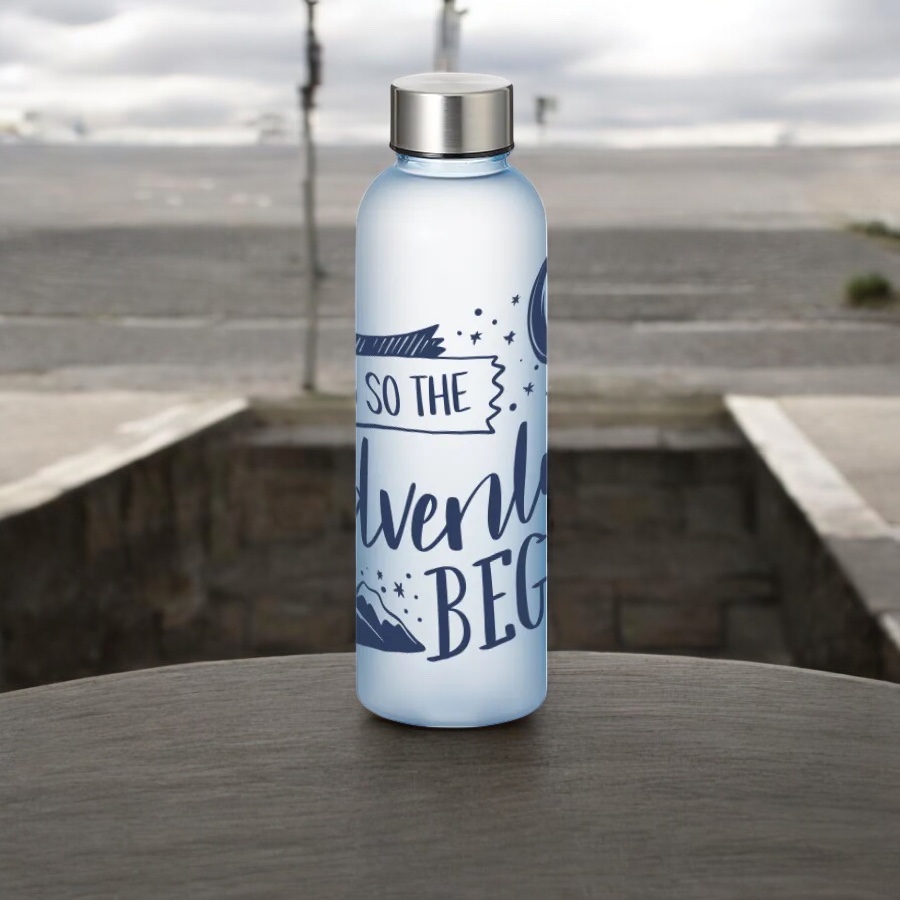 シリコンシェイカーボール+目盛り付フロストボトル570ml