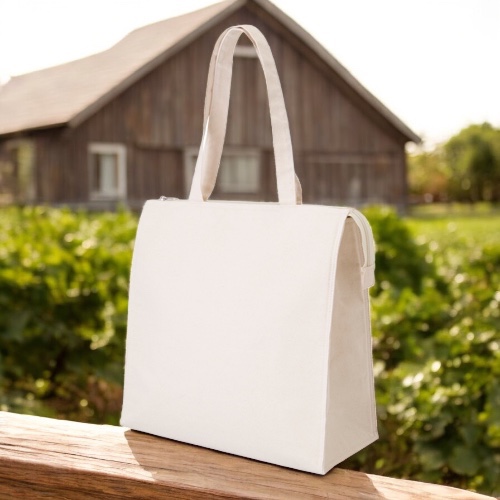 キャンバススクエア保冷トート（M）