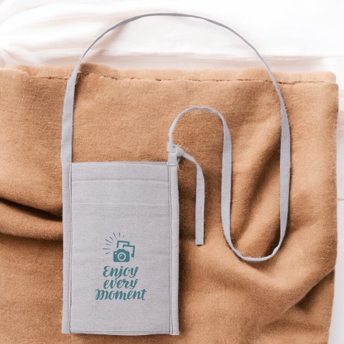 シャンブリック保冷ボトルホルダーサコッシュ