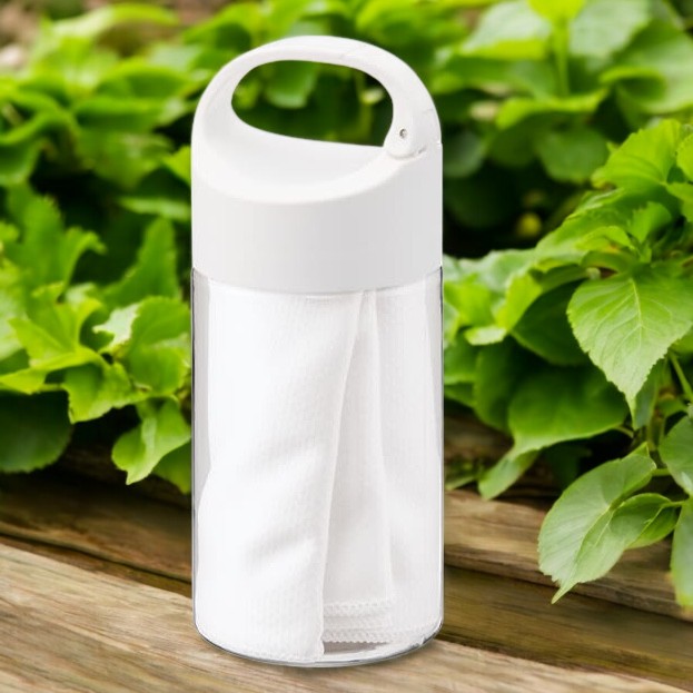 涼感マフラータオル抗菌タイプ（ボトルケース付）