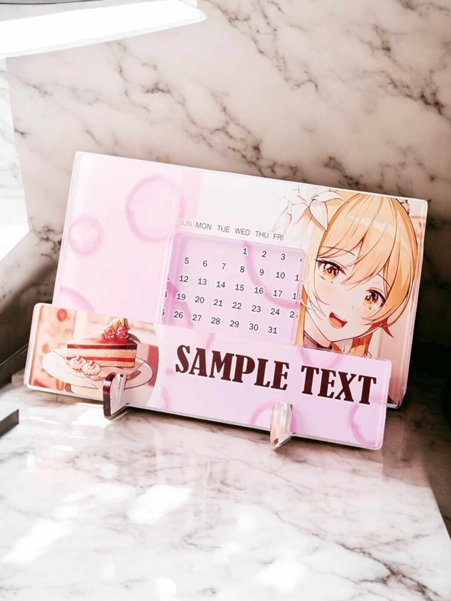 アクリル卓上カレンダー