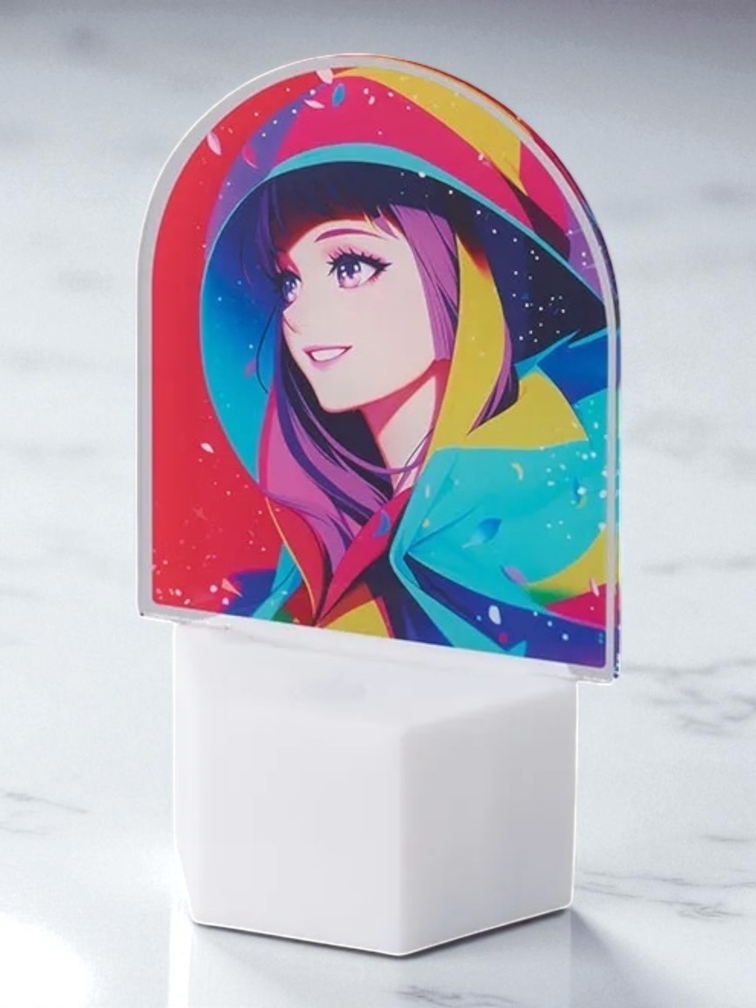 ライティングスタンドミニ六角（アクリル板対応）