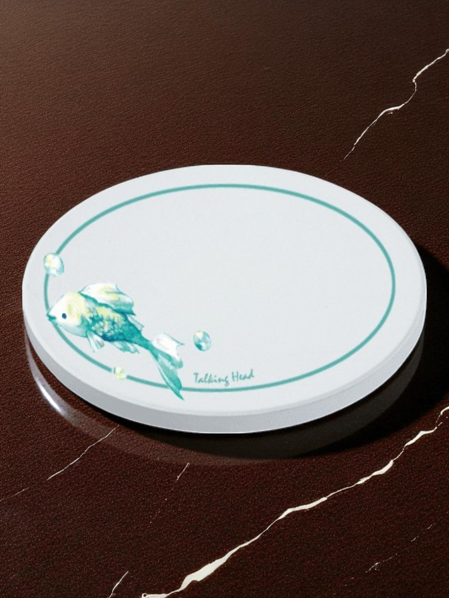 白雲石入り吸水コースターラウンド