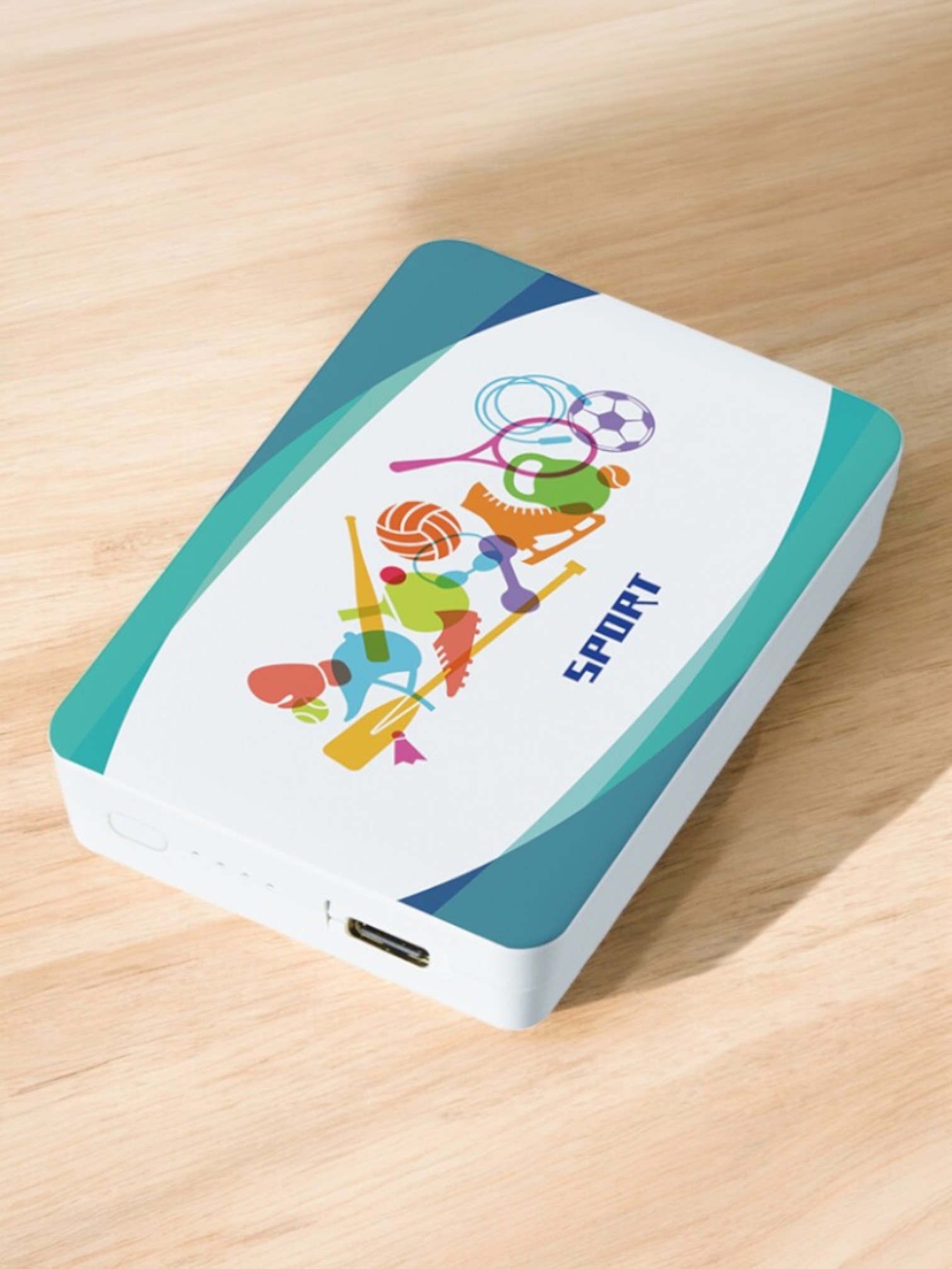 全面印刷できるモバイルチャージャー2500スクエア