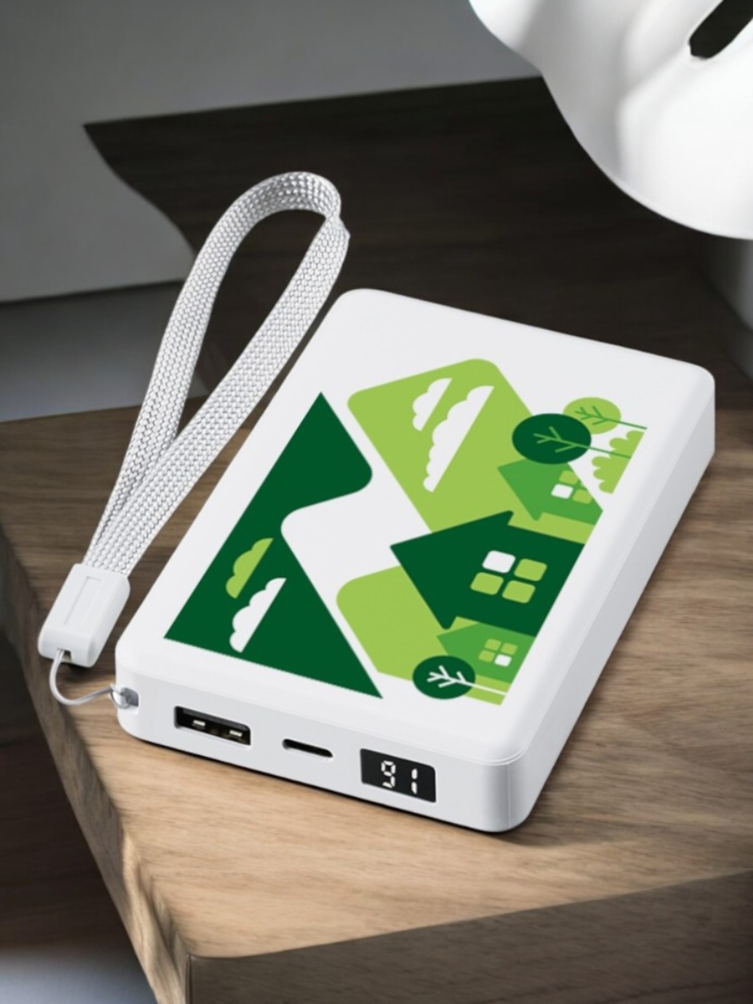 モバイルチャージャー8000デジタル表示付