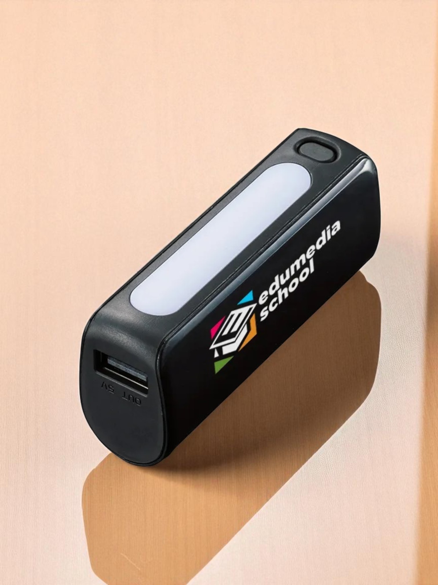 LEDライト付モバイルチャージャー2200Type-C対応