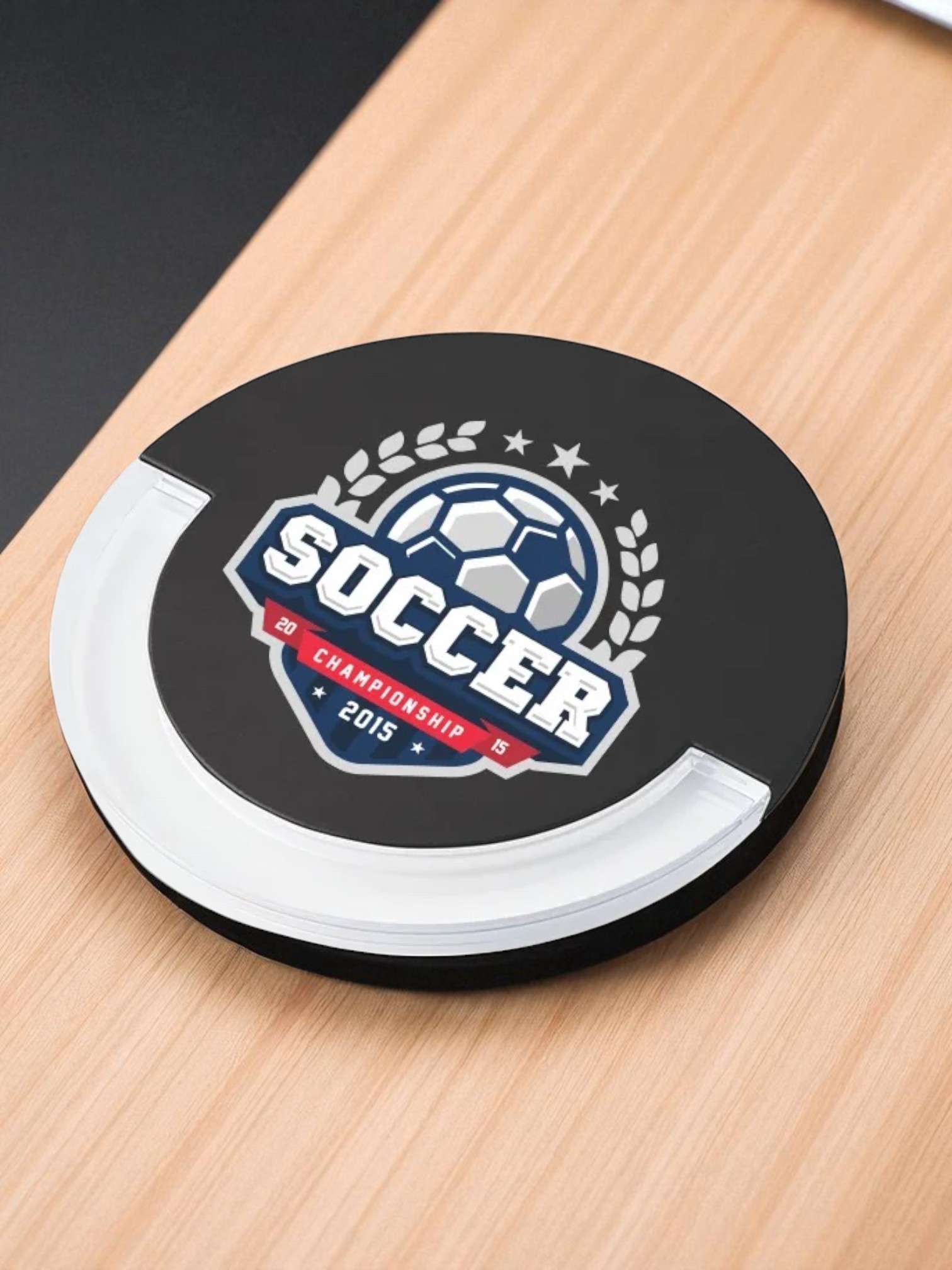 クリアワイヤレス充電器ラウンド10W