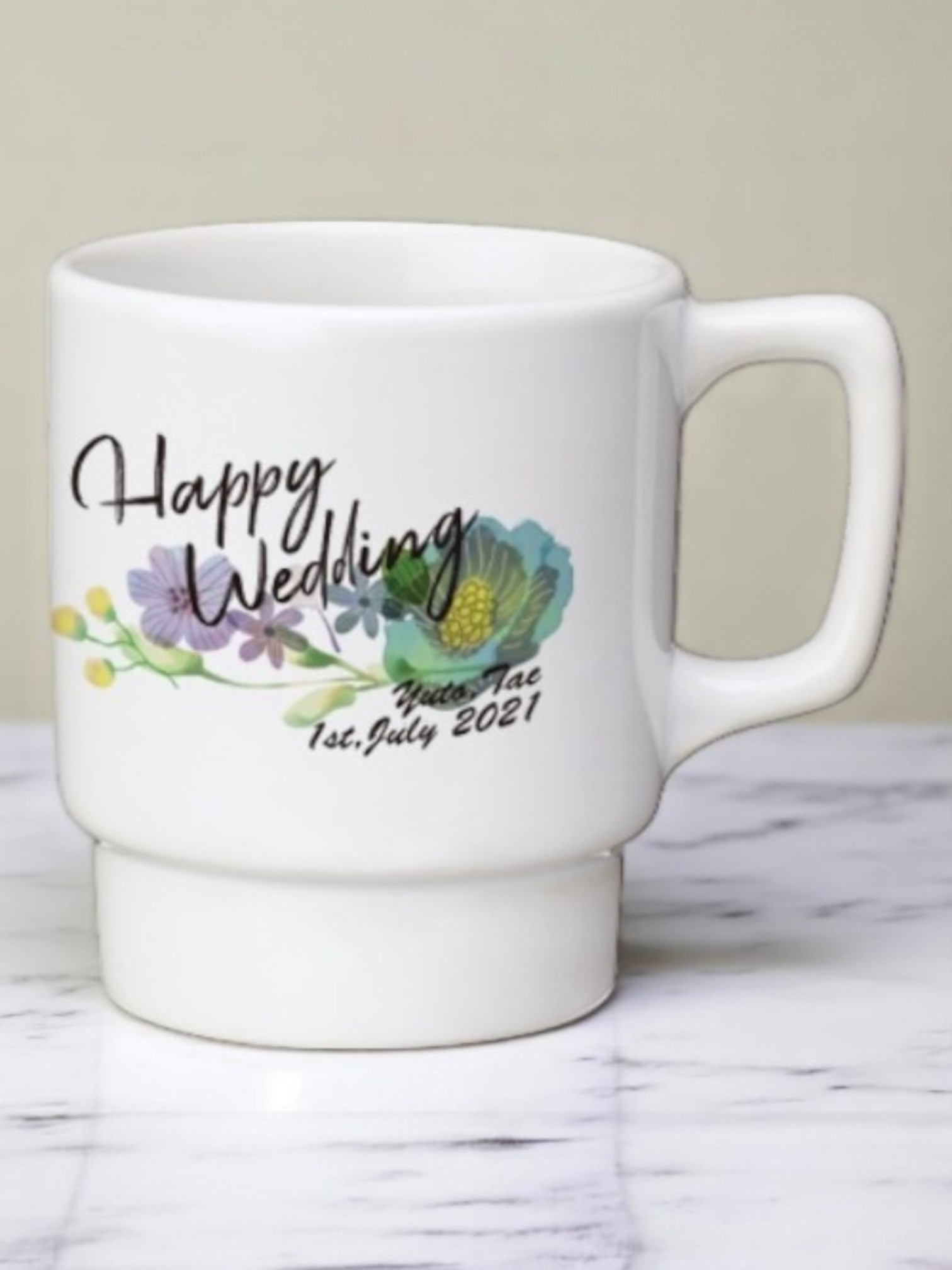 陶器マグスタッキング