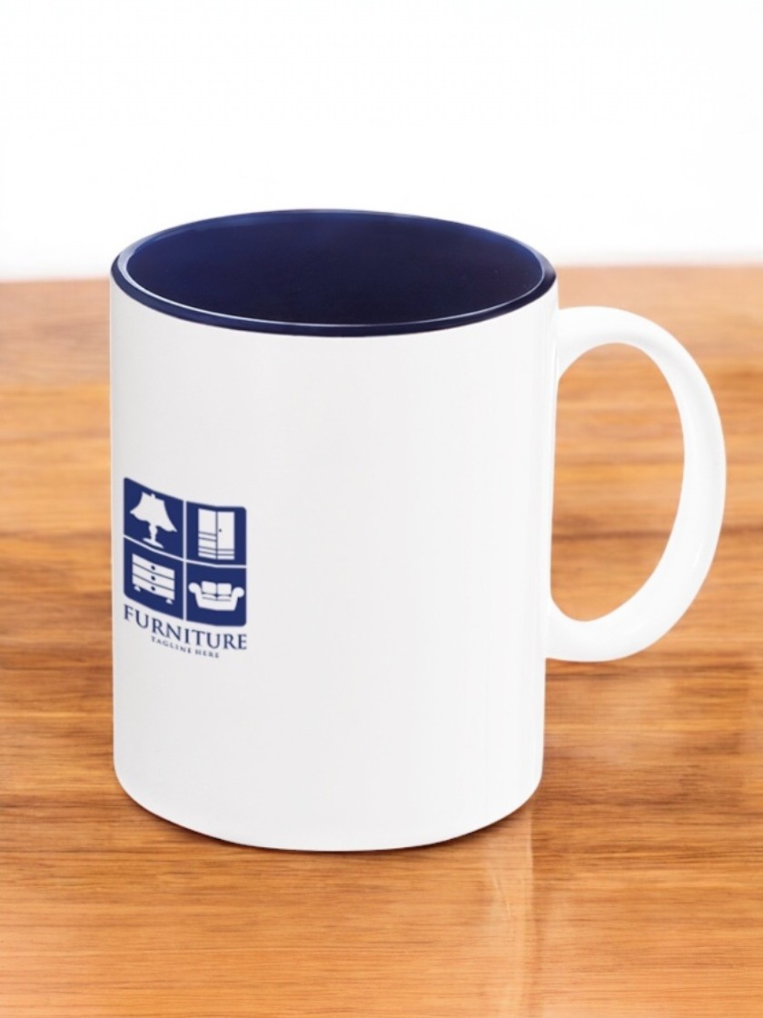 陶器マグストレートバイカラー