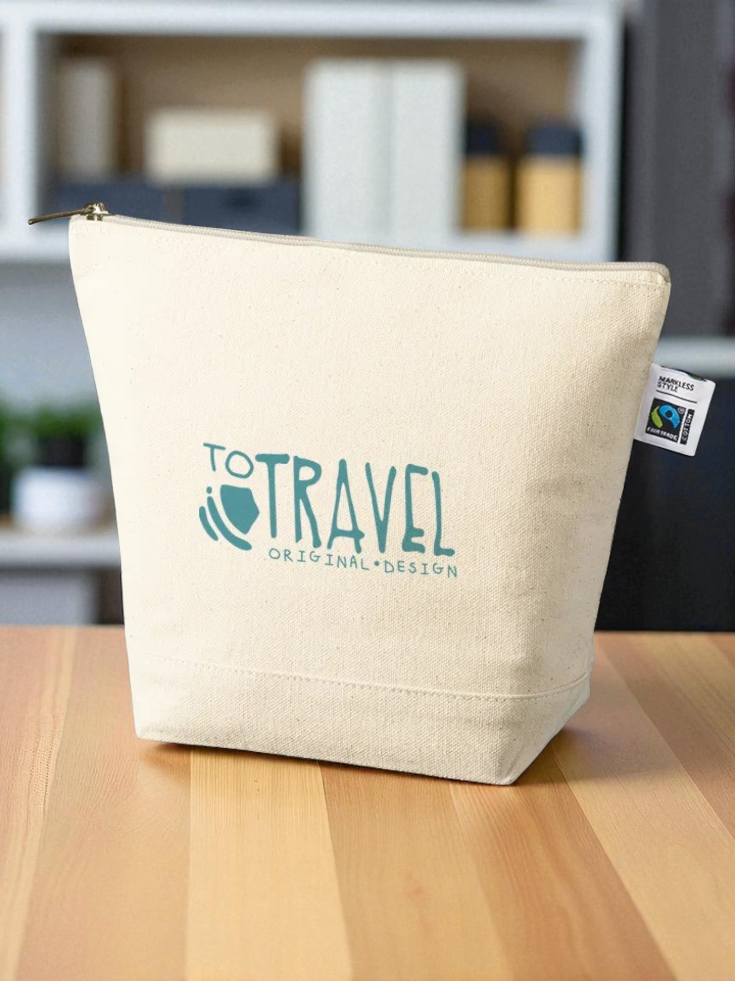 フェアトレードコットンキャンバスデイリーポーチ