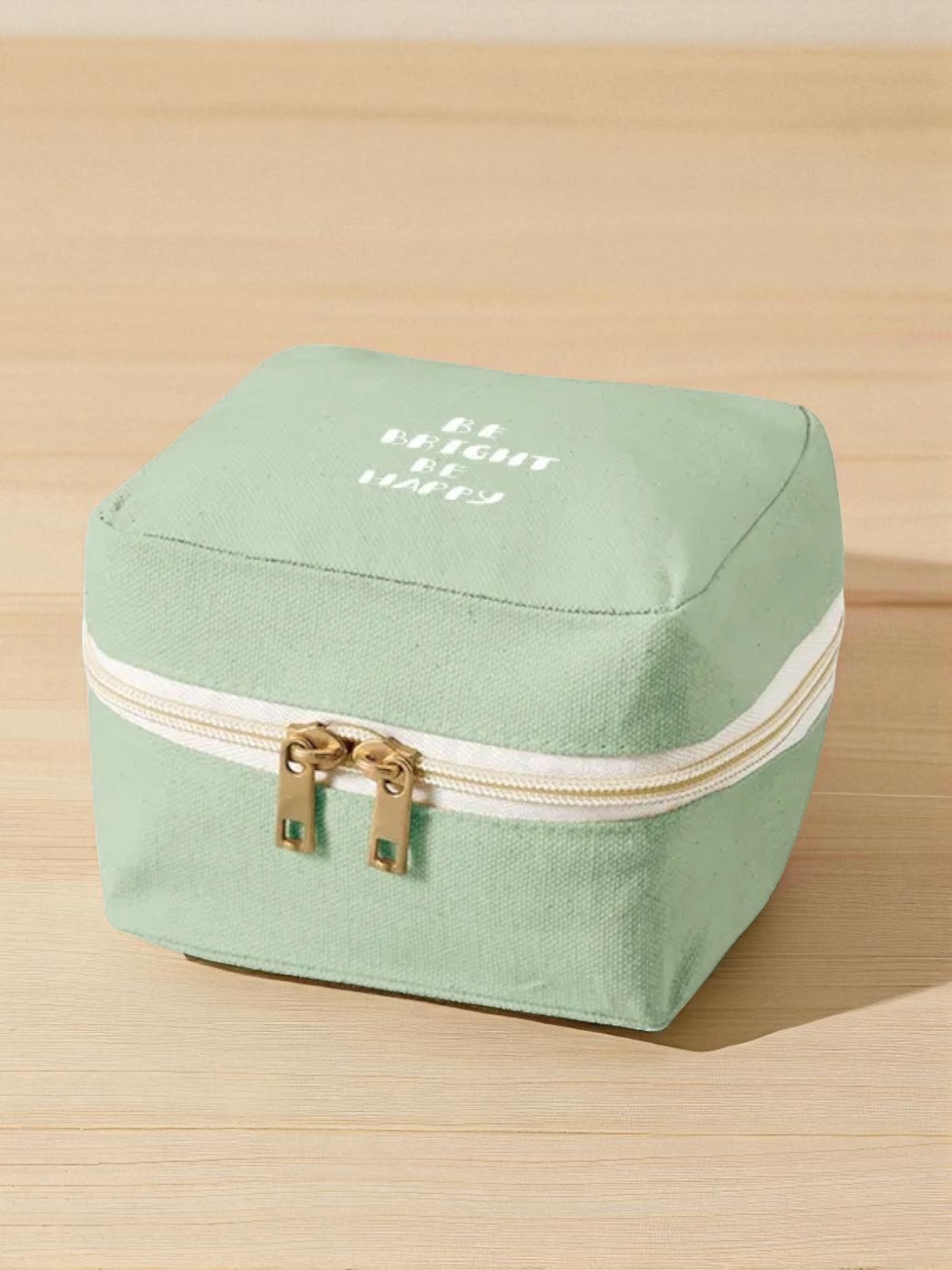 キャンバススクエアファスナーポーチ（S）