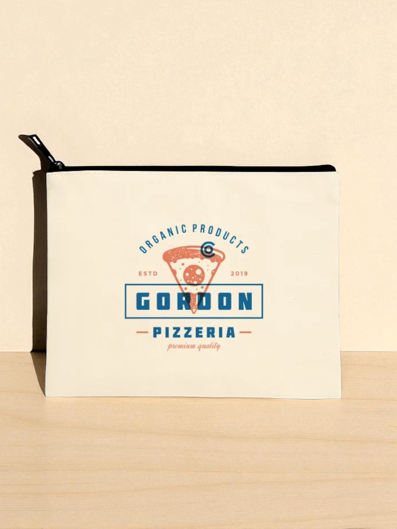 キャンバスフラットポーチ（M）