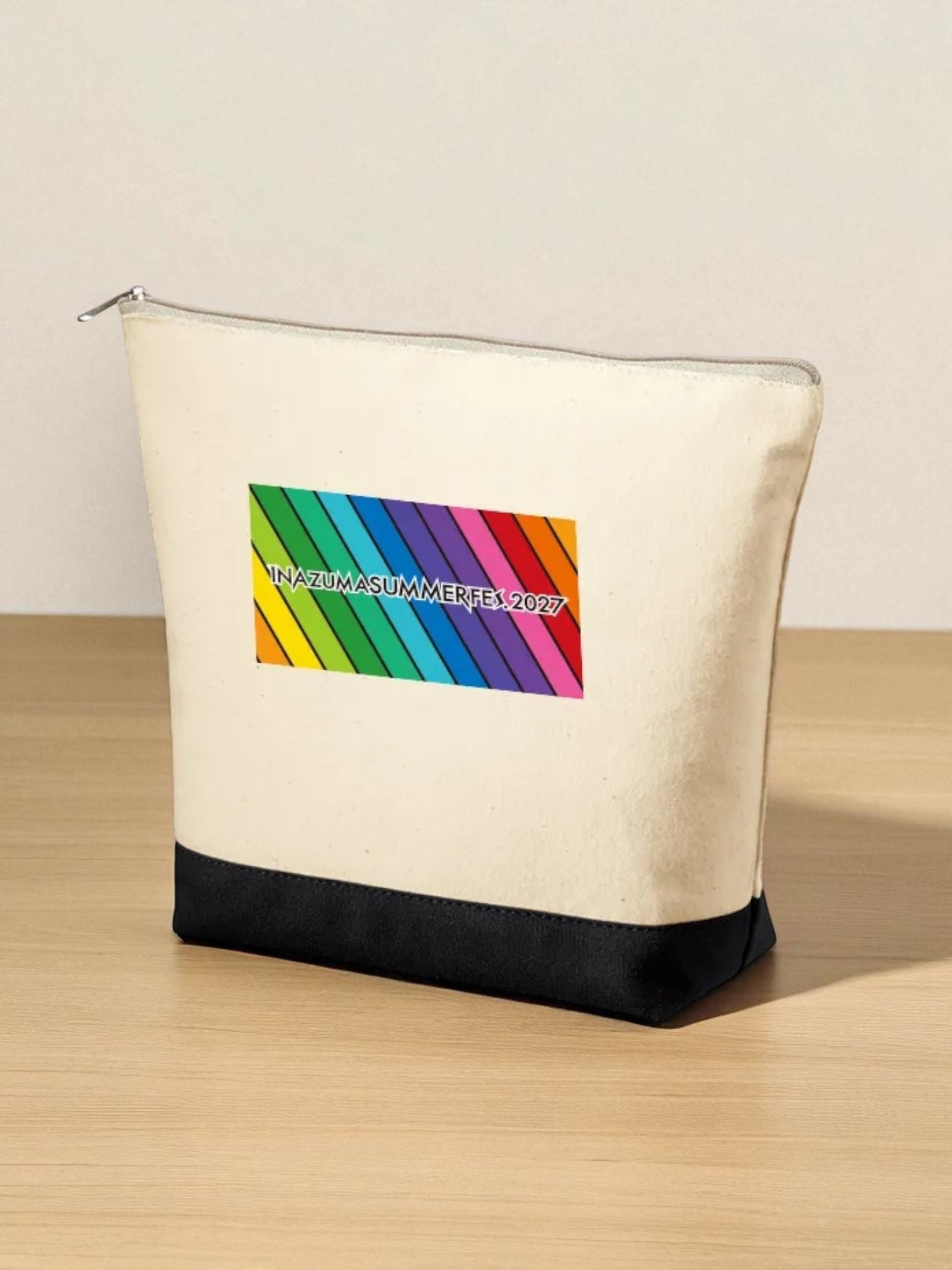 ライトキャンバスカラーボトムデイリーポーチ（M）