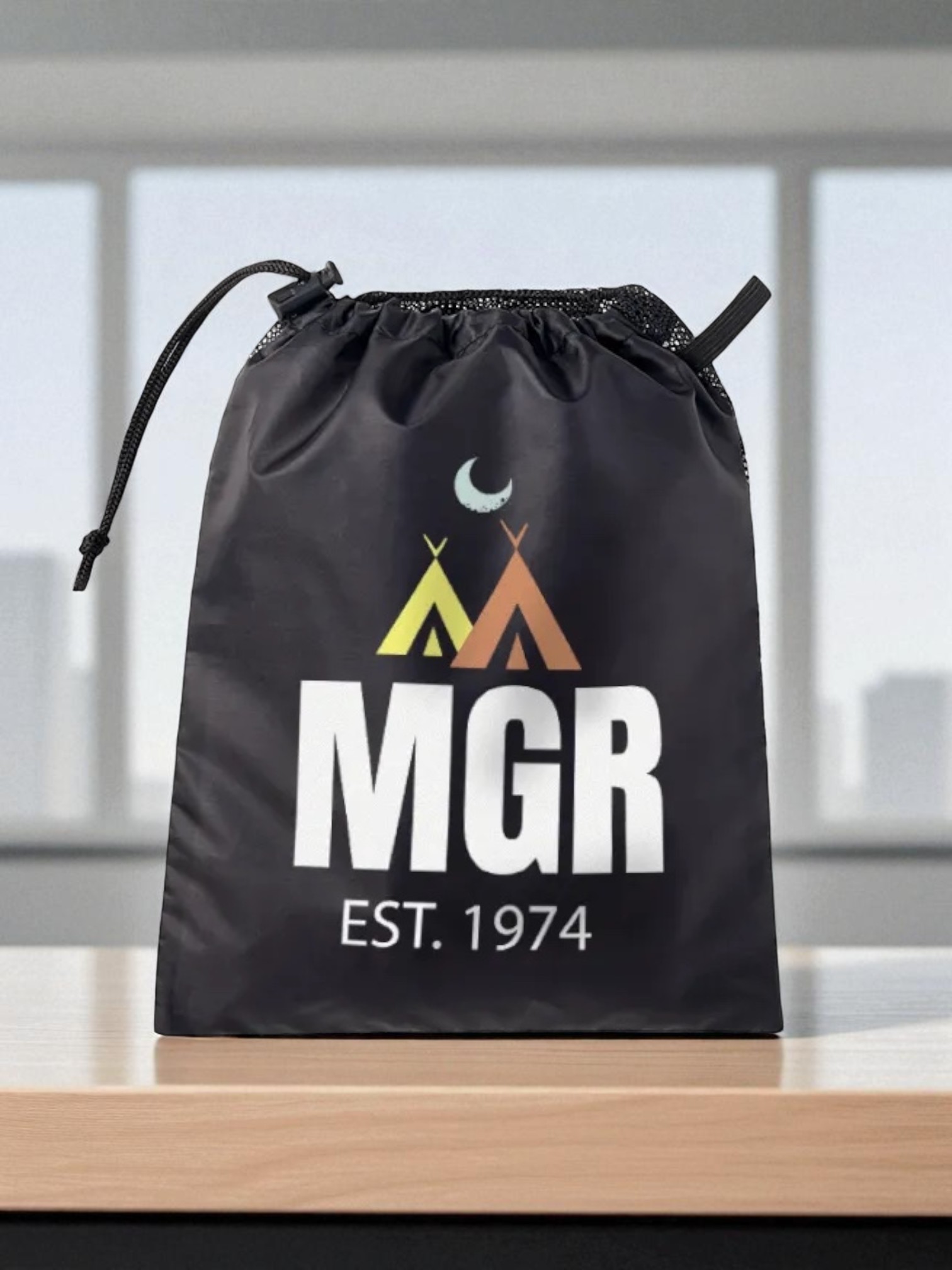 メッシュポリ巾着（M）