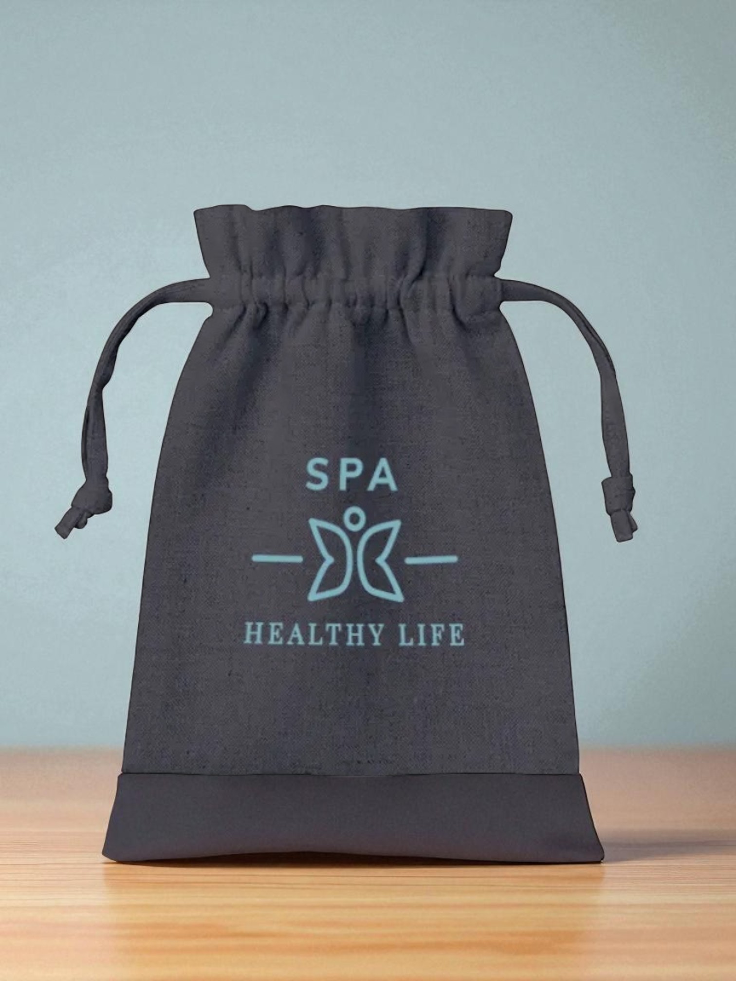 コットンリネン巾着（S）