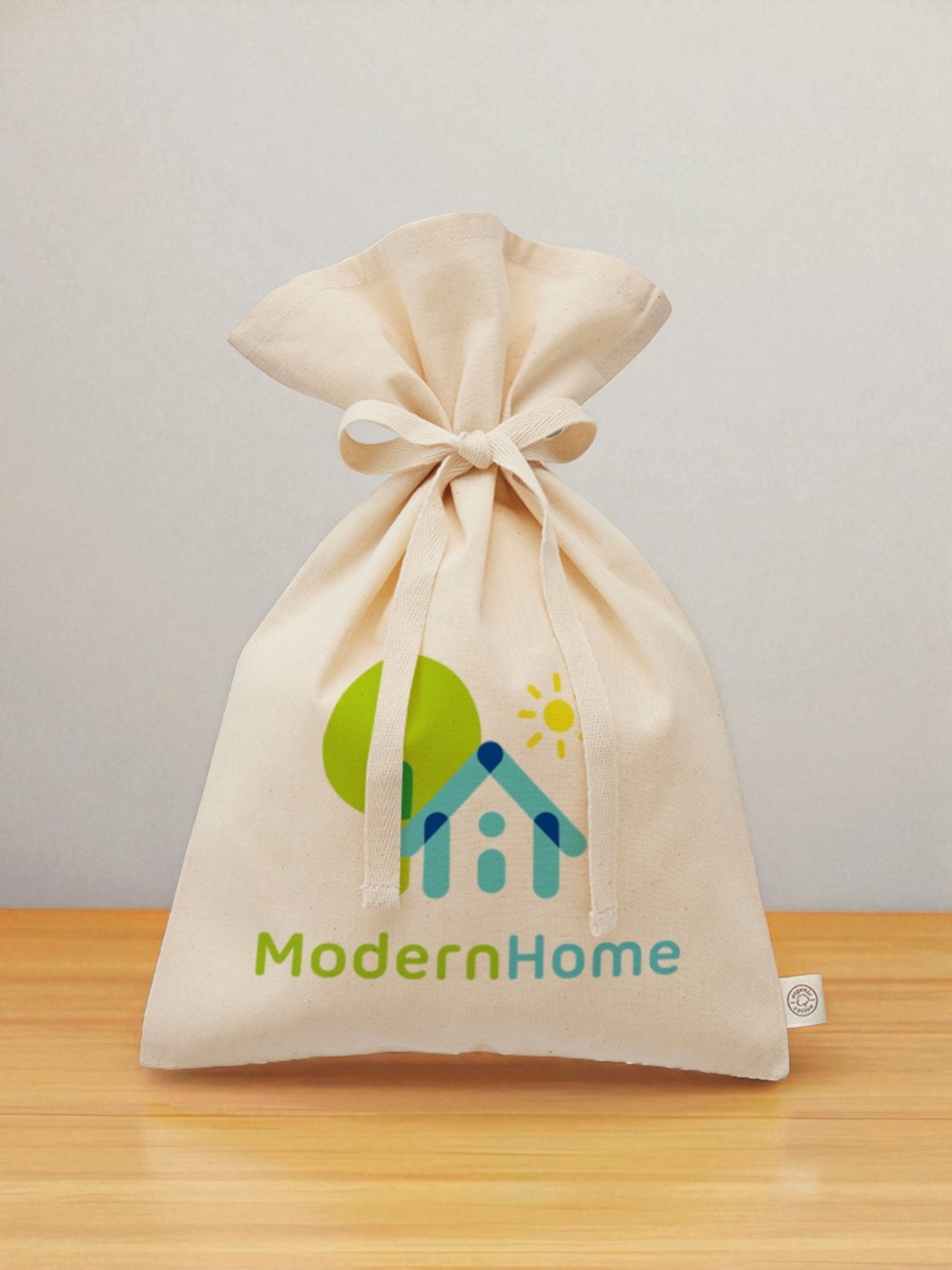 オーガニックコットンラッピング巾着（M）