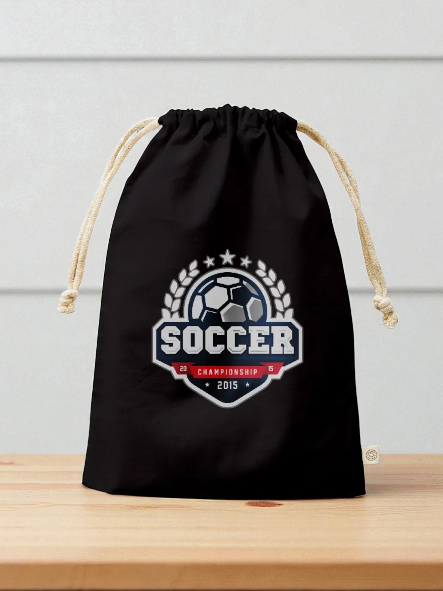 オーガニックコットンガゼット巾着（L）