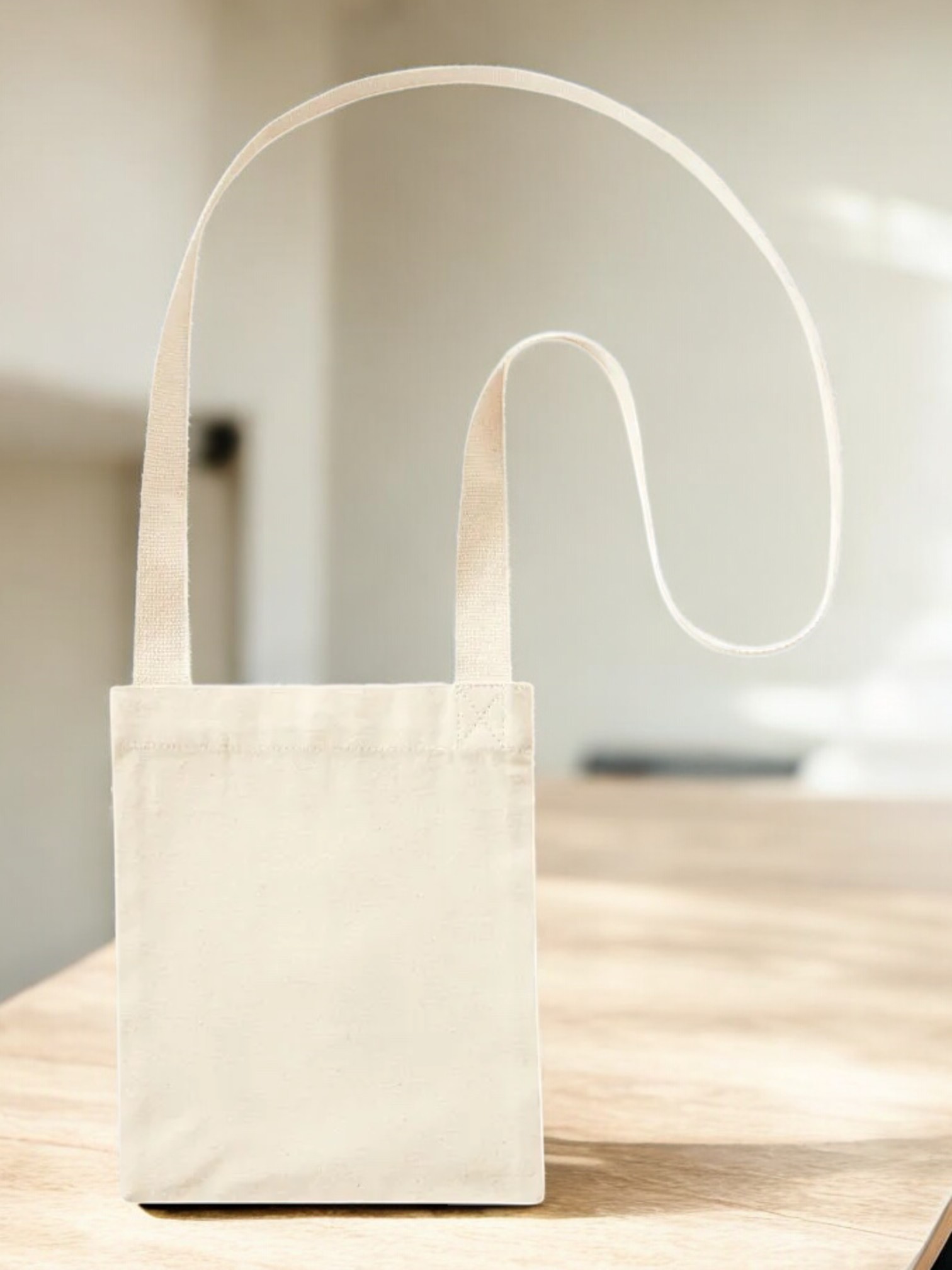 オーガニックコットンキャンバスサコッシュ