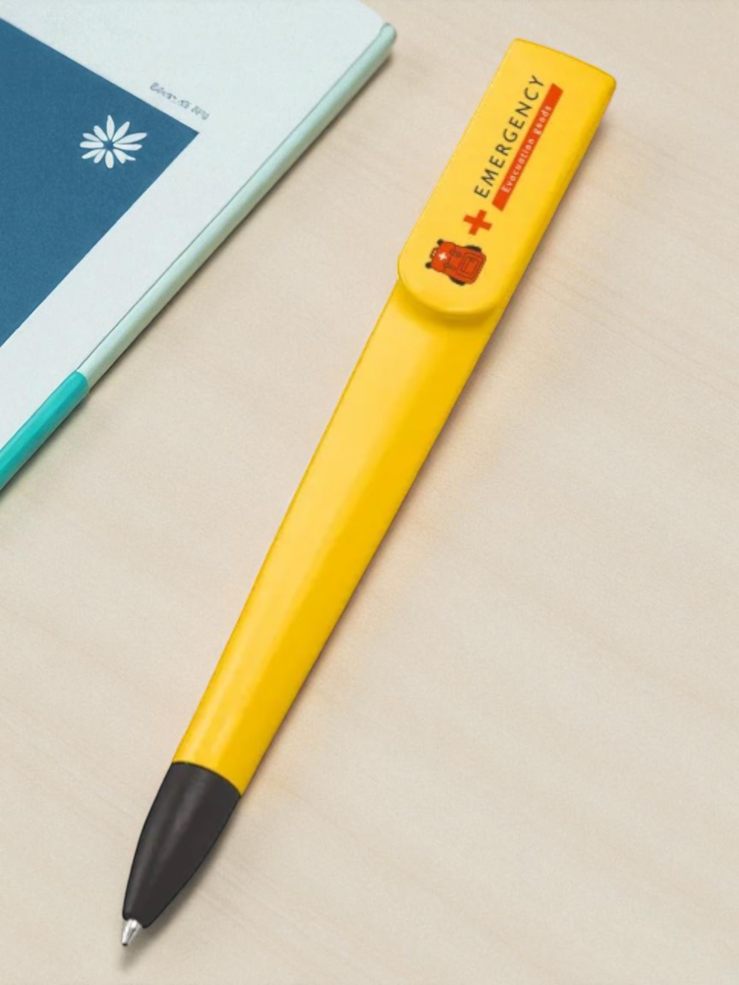 ラペルボールペン（再生ABS）