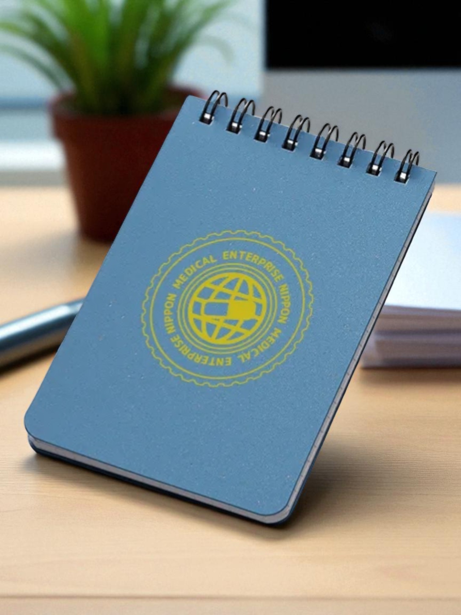 リサイクルA7リングメモ（麦わら配合表紙）