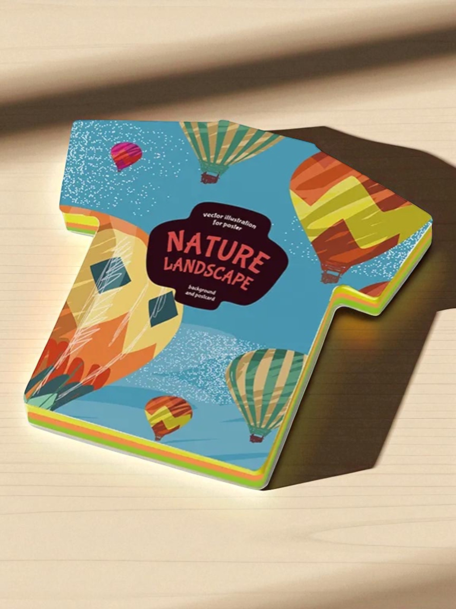 カスタムデザイン付箋Tシャツ