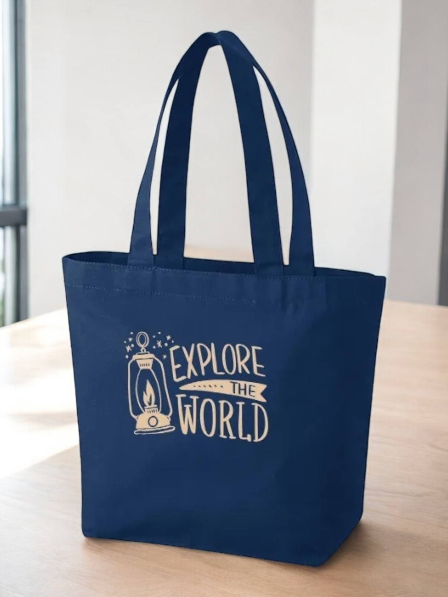 キャンバスベーシックファスナートート