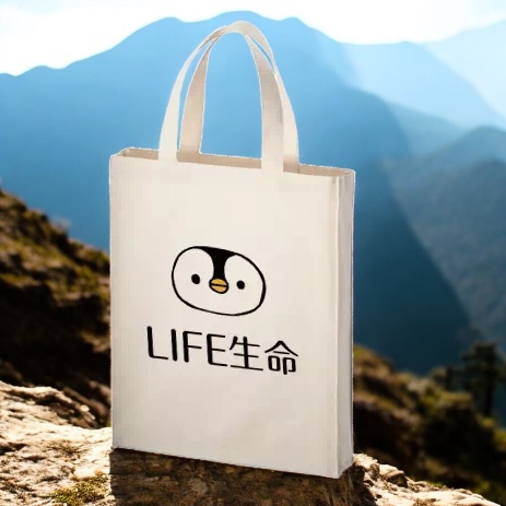 厚手コットンA4スクエアトート