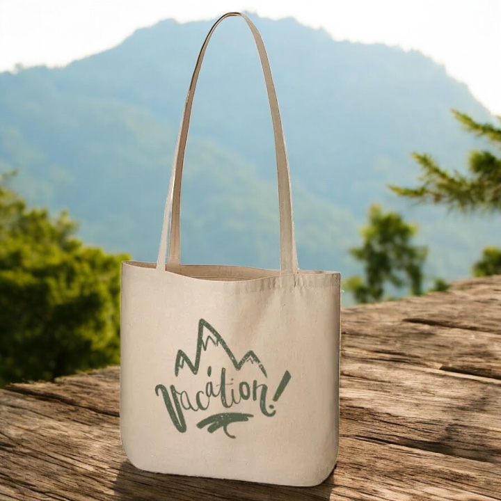 シャンブリック紐付マルシェバッグ