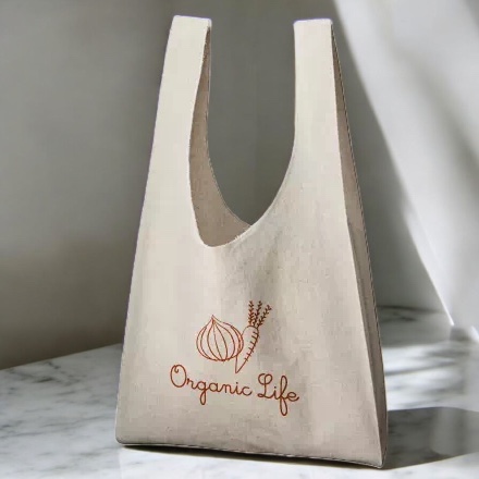 コットンリネンマルシェバッグ