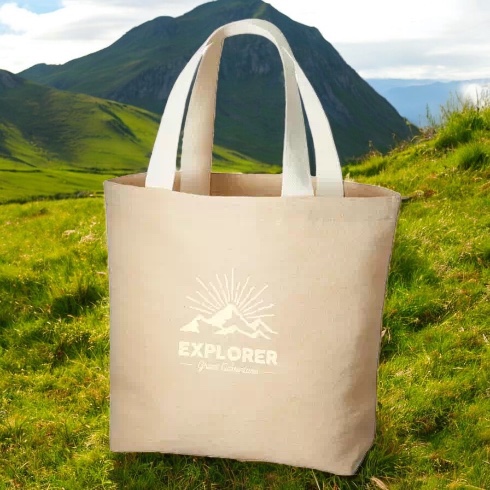 ジュートコットントート（L）