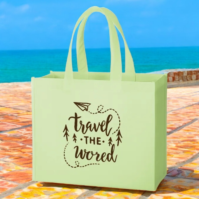 不織布スクエアトート