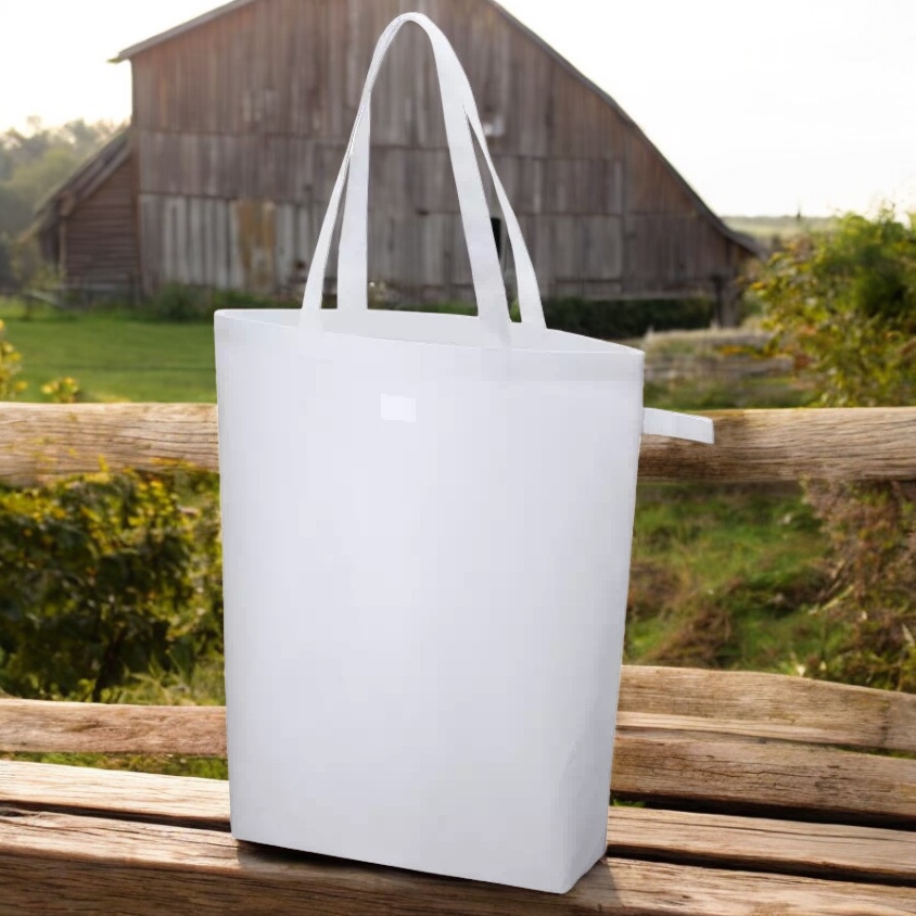 不織布ポケッタブルマチ付トート