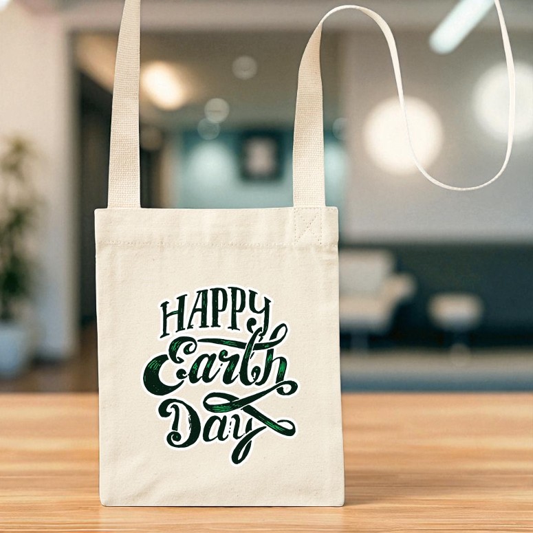 オーガニックコットンキャンバスサコッシュ