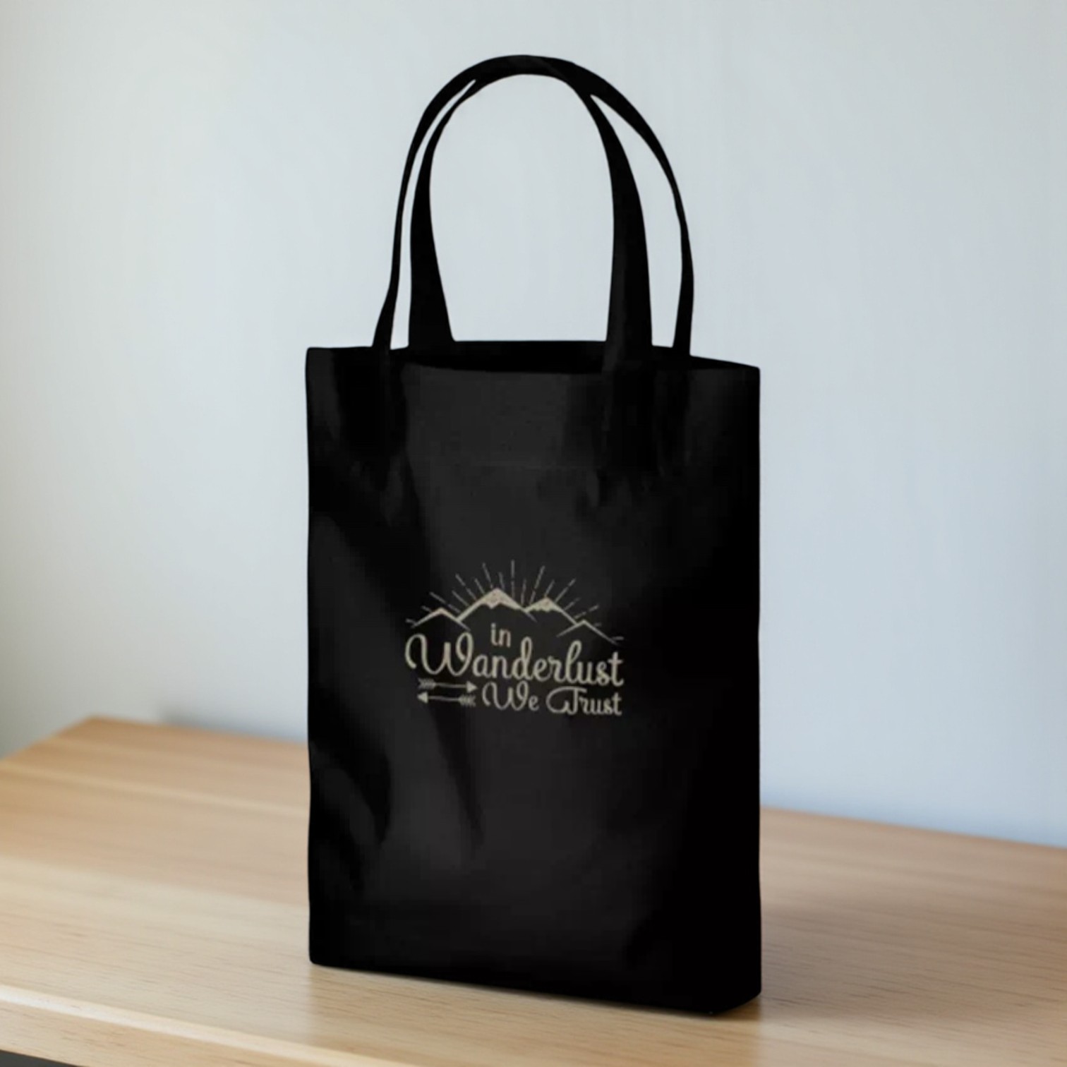 コットンガゼットマチ付バッグ