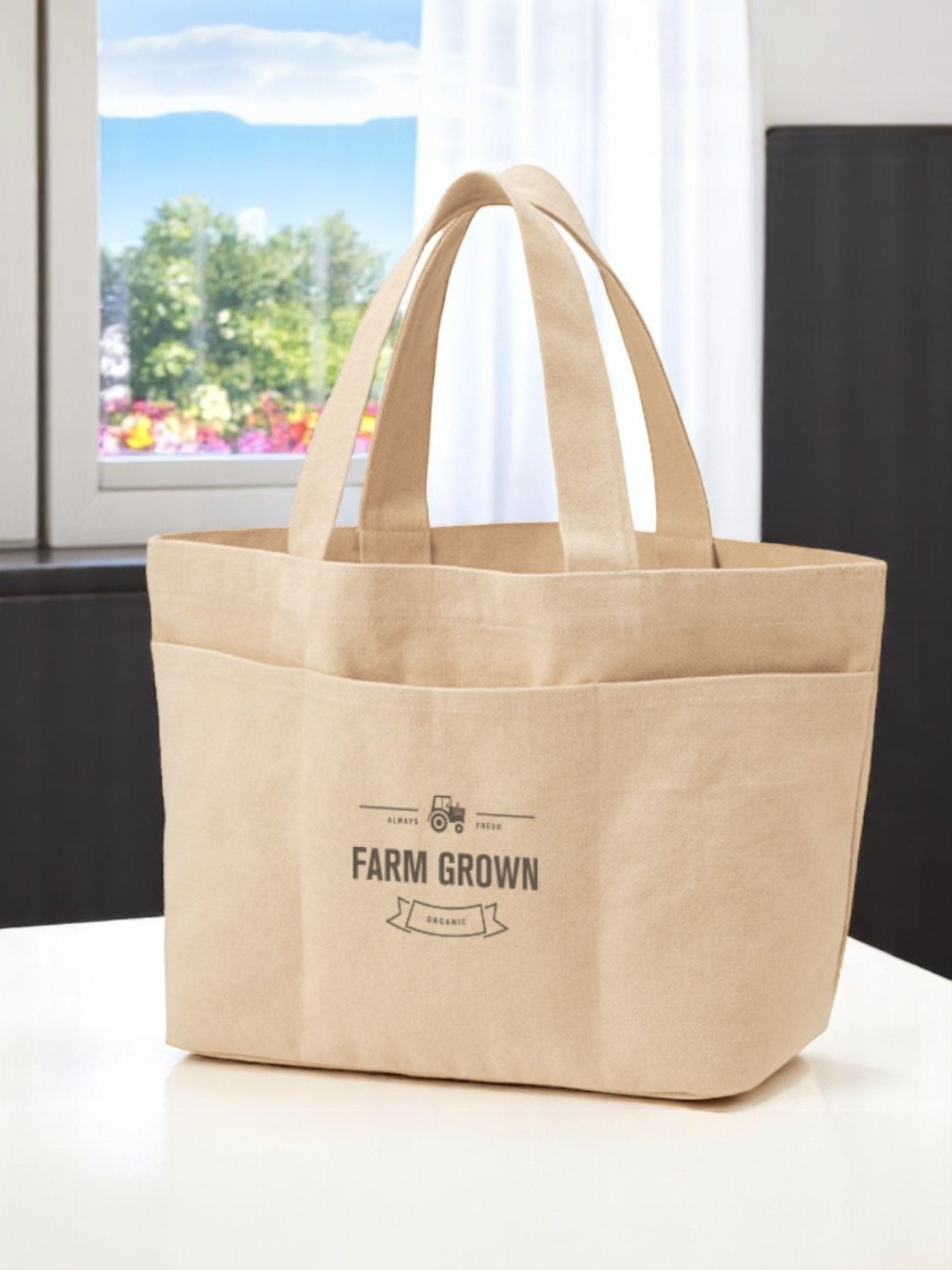 ライトウォッシュキャンバスツールトート（ S / M / L 展開）