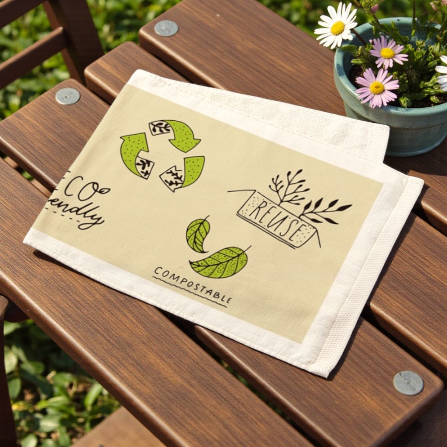 オーガニックコットンフェイスタオル