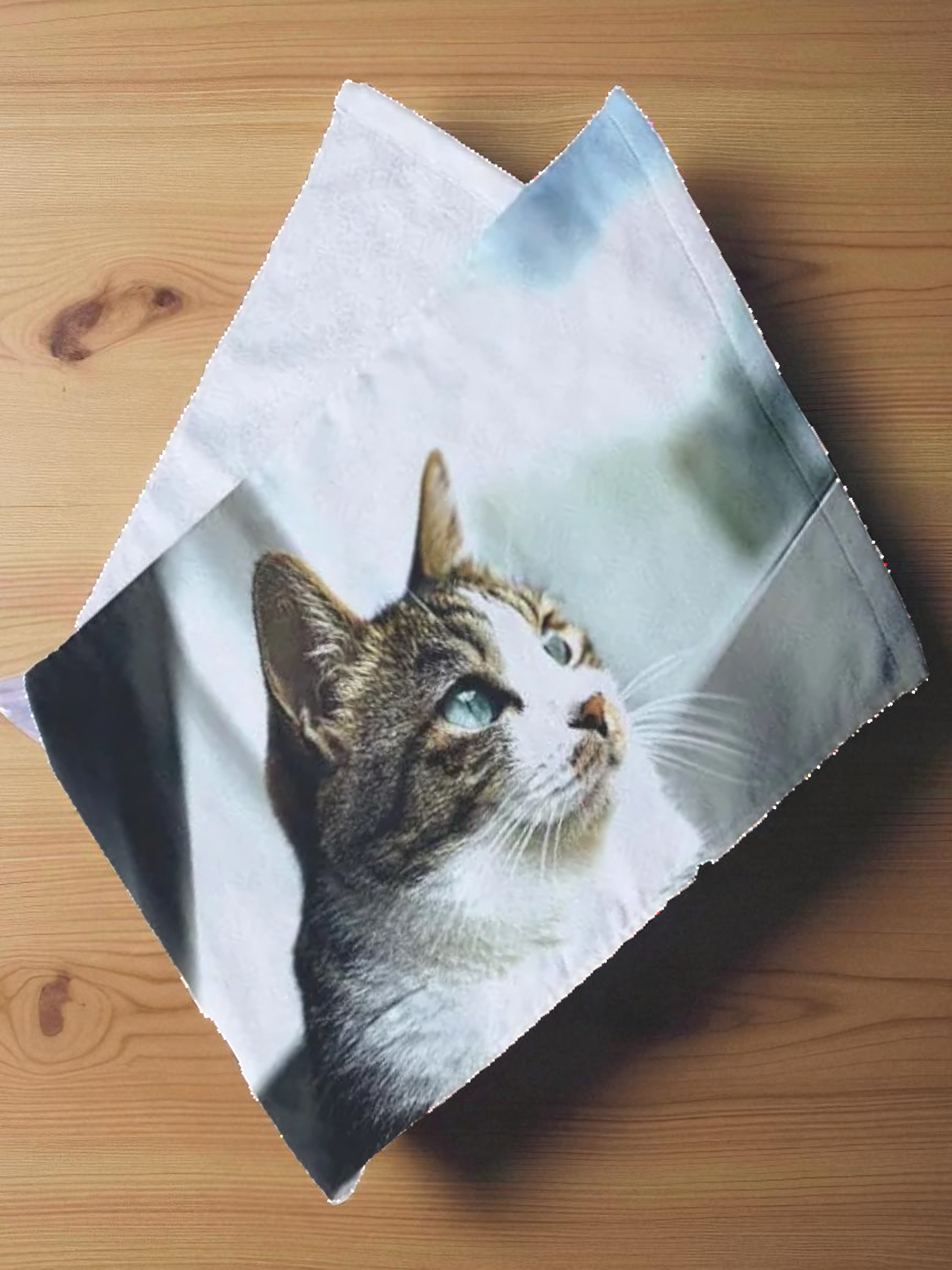 プリントしやすいコットンシャーリングフェイスタオル