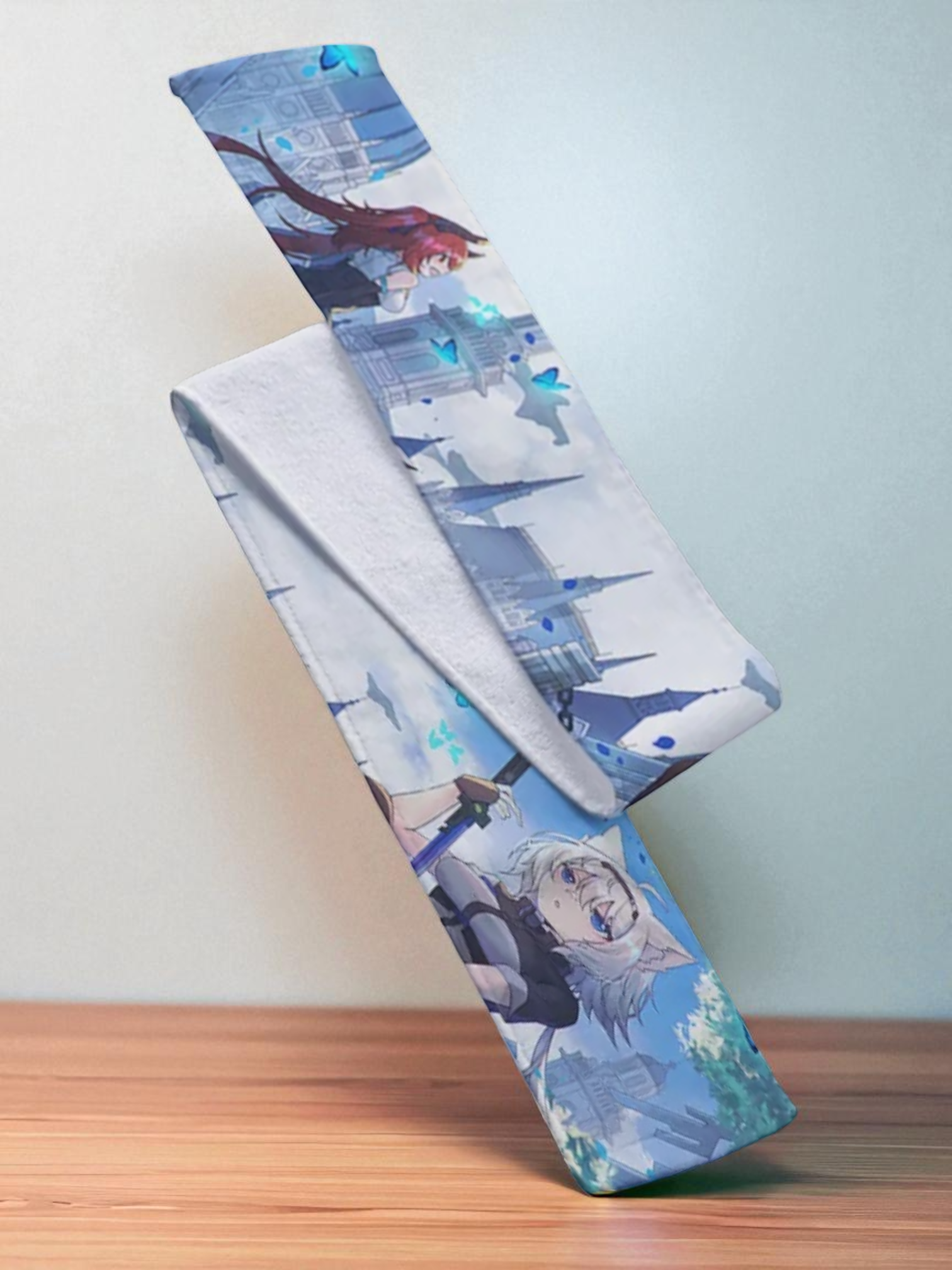 プリントしやすいコットンシャーリングネックタオル