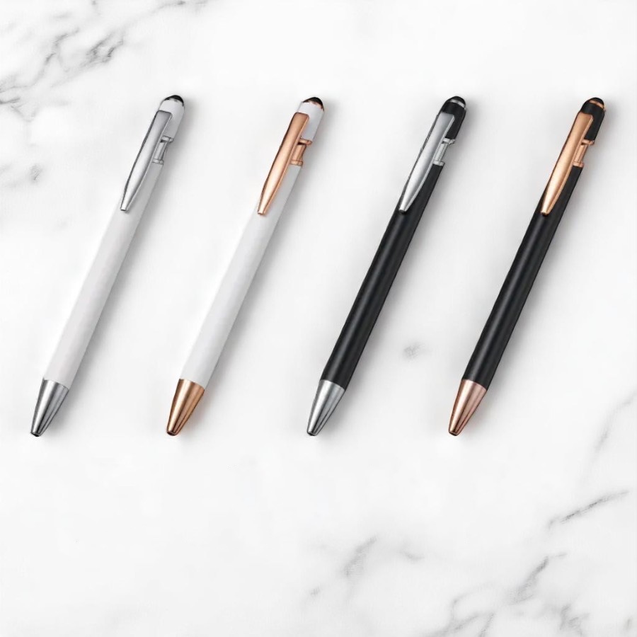 タッチペン付メタルシックボールペン