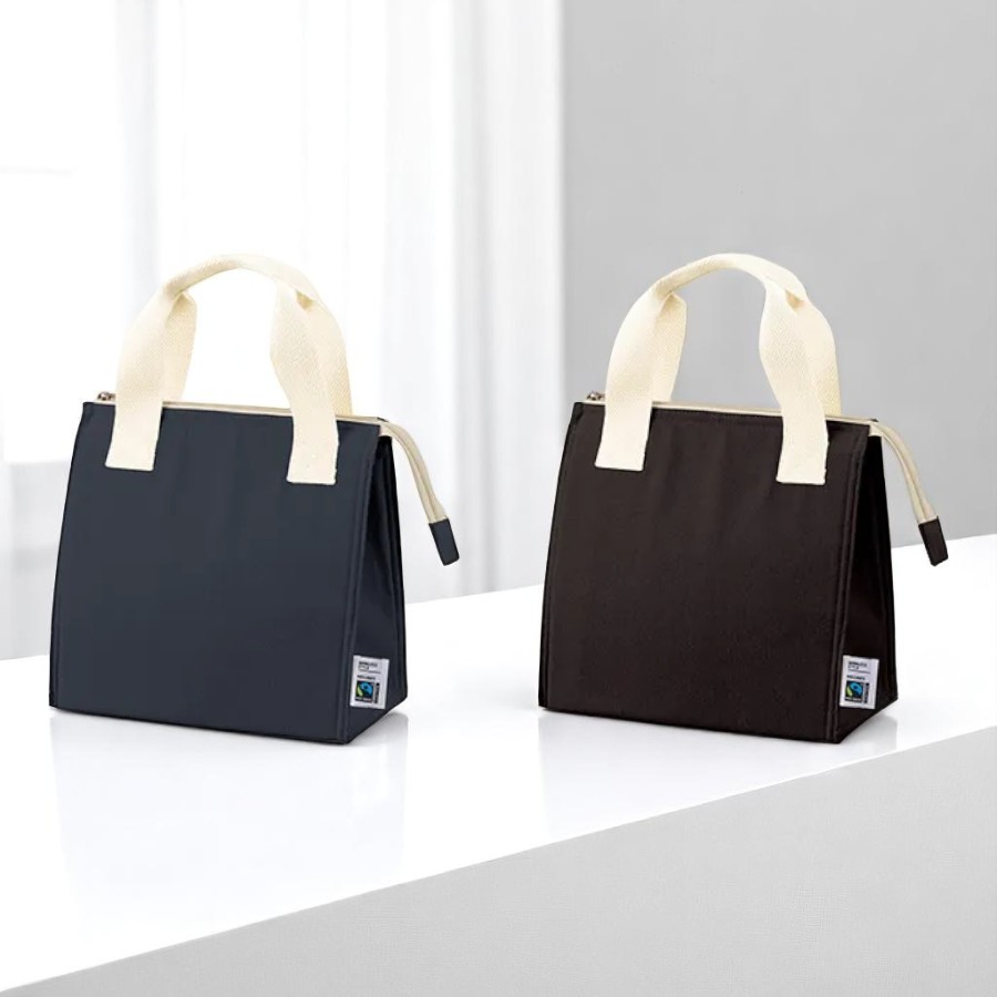 フェアトレードコットンスクエア保冷トート（S）