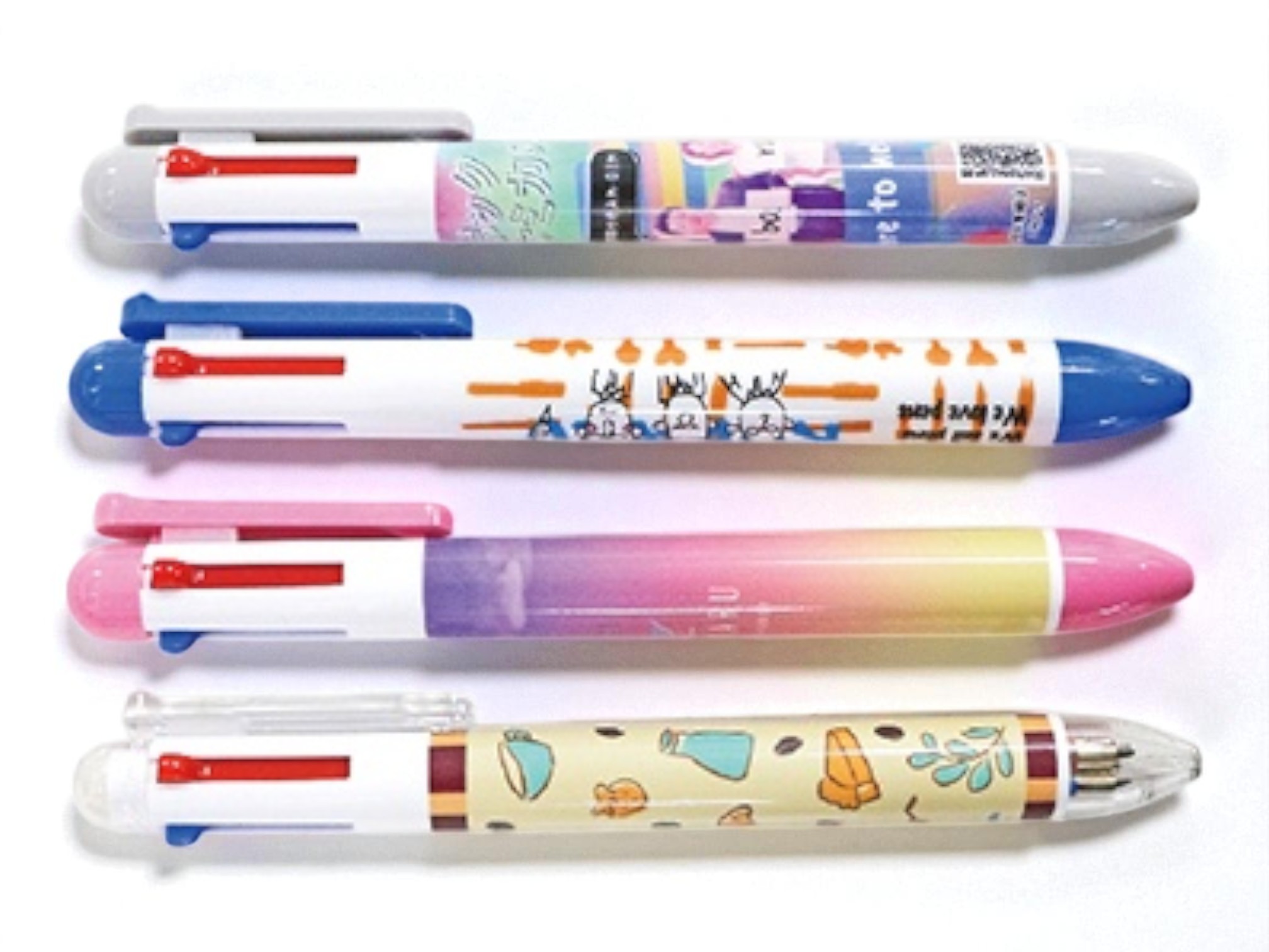 多色ボールペンのフルオーダー例