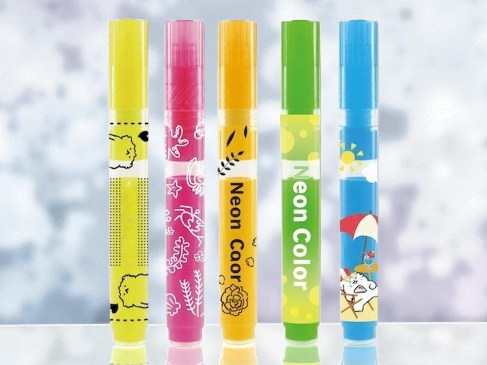 大容量蛍光マーカーのフルオーダー例